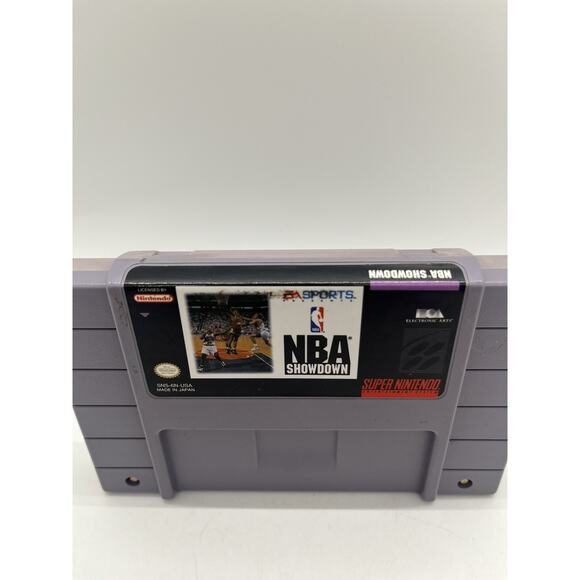 NBA Showdown (SNES, 1992) Cart Only - Tested - Picture 2 of 6